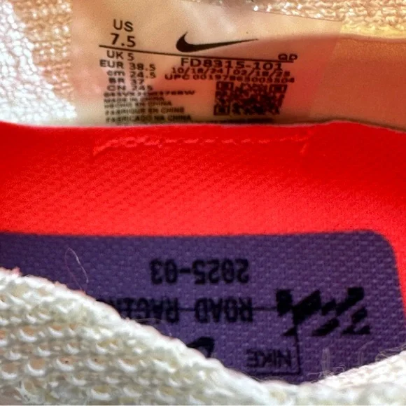 Nike Zoom Alphafly 3 | Crimson | FD8315-101 | Women’s Size 7.5 New With Box - Picture 7 of 8